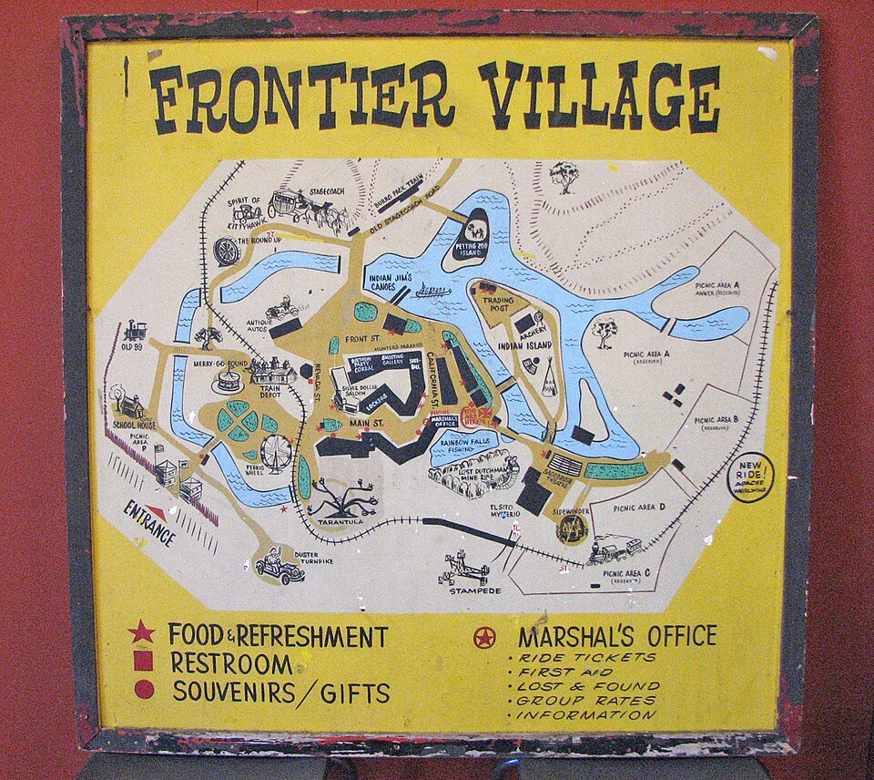 Episodes frontier village sign